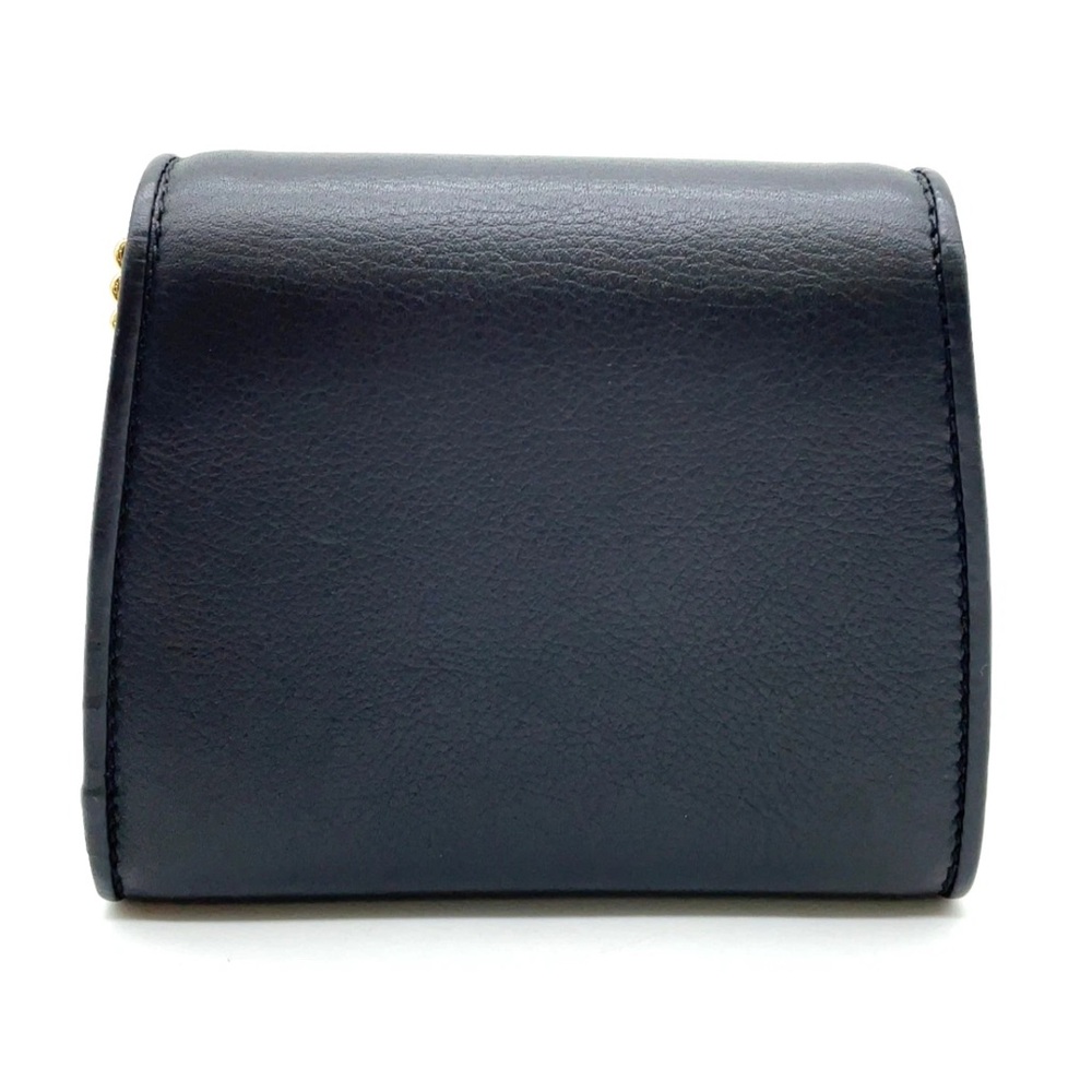 Auth Gucci Interlocking G Blondie Black Leather Chain Wallet & Dust bag - Picture 2 of 16